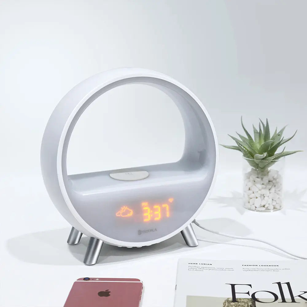 Nuvomed Sunrise Alarm Clock Radio with LED Display